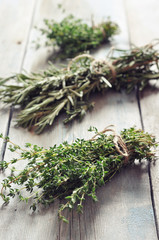 Rosemary and thyme