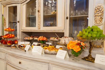 Cakes on a commode