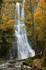 Vilagocende waterfall, A Fonsagrada, Galicia, Spain