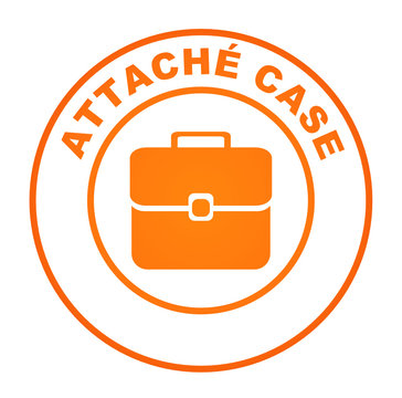 attach&eacute; case sur bouton web orange