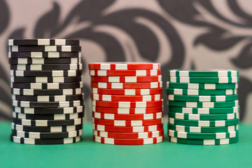 Poker Chips Glücksspiel