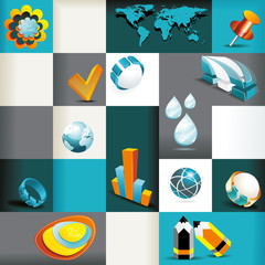 Business Icons Set .