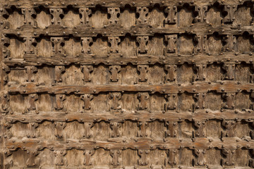 Antique Wooden Background - Church Door