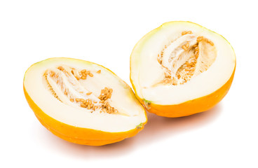 Ripe melon isolated