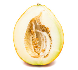Ripe melon isolated