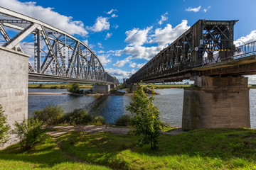 Fototapeta premium Historic bridges in Tczew - Poland