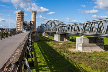 Historic bridges in Tczew - Poland