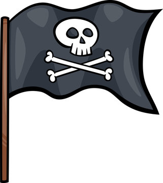 recommend clip art: pirate flag cartoon clip art