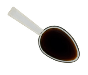 Spoonful of medicine - isolated