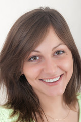 Naklejka premium smiling girl