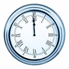Clock showing midnight or noon