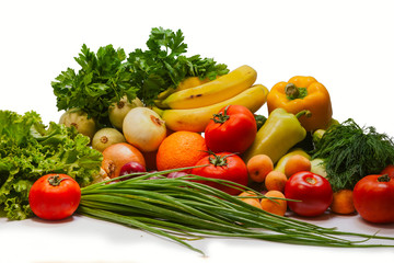 vegetables and fruits