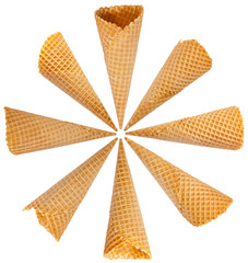 Ice cream cones set