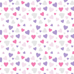 Cute background with hearts