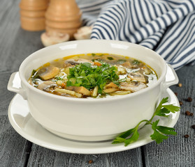 mushroom soup