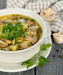 mushroom soup