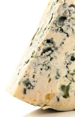 Wedge of gourmet cheese