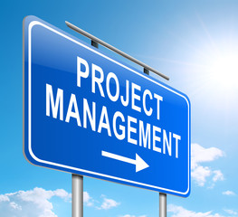 Obraz premium Project management concept.