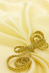 gold festive ribbon