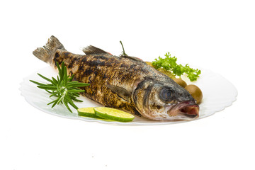 Roasted seabass