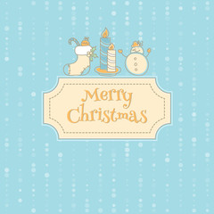 Xmas objects card