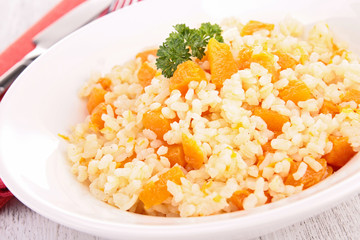 pumpkin risotto
