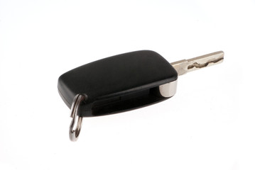 Car keys isolated on white background