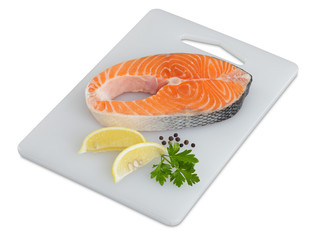 salmon steak