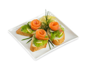bread and fish