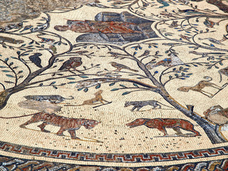 Volubilis Weltkulturerbe - antikes Mosaik