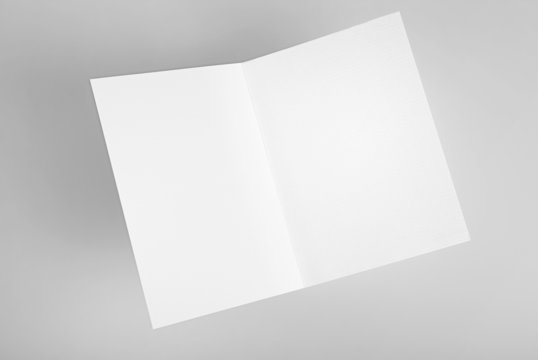 Open blank card