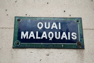 Quai Malaquai à Paris
