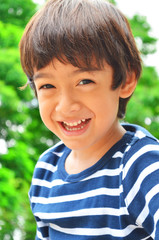 Little boy smiling portrait