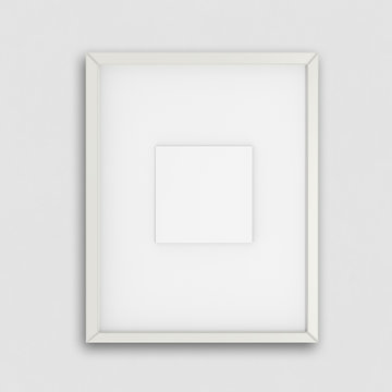 blank modern 3d frame on texture background