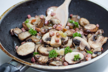 mushroom dish