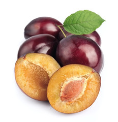 Sweet plums fruit
