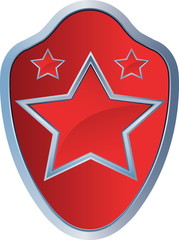 Red star emblem