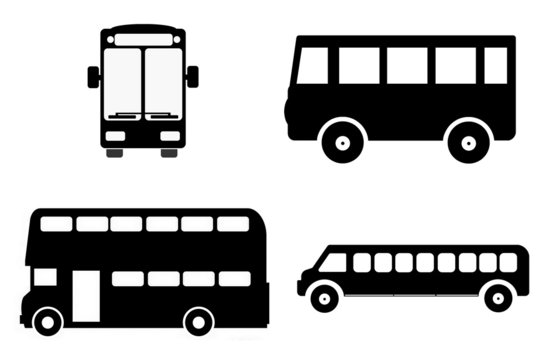 Bus en 4 icônes