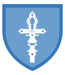 Croix dans un blason	