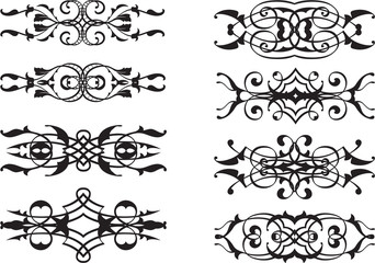 Ornate classic elements set