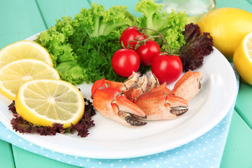 Boiled crab claws