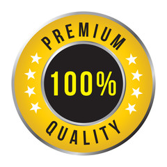 Premium quality badge, vector format