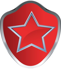 Red star emblem