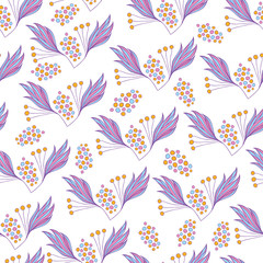 Floral seamless background pattern