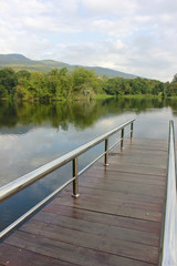 Naklejka premium Beautiful reservoir