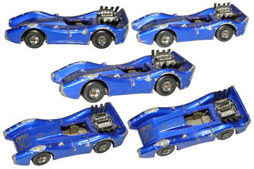 Old Damaged Toy Car