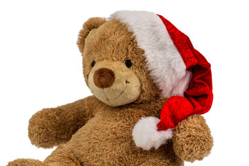 Teddyb&auml;r mit Weihnachtsgeschenken