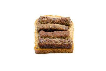 Frisches Kofta auf Toast Brot