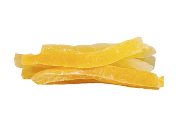 Fototapeta na wymiar Słodka suszona papaja cukru samodzielnie