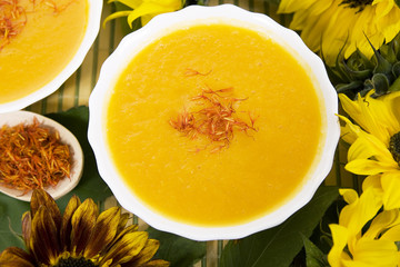 Cream soup of pumpkin